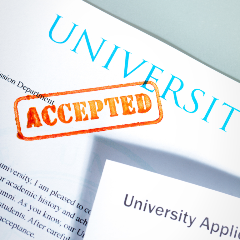 University application documents for Germany including transcripts, CV, motivation letter, and passport.
